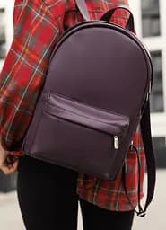 Жіночий рюкзак Sambag Brix Classic оксамитовий 35 х 25 х 12 см (14511022) - мініатюра 2