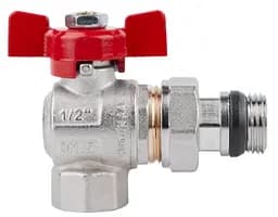 Кран кульовий Icma FAR. ROSSA 1/2" кутовий №362 (87362AD11) - мініатюра 2