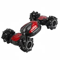 Радіокерована дрифт-машина-перевертиш M 765-23 H-02, акумулятор 3.7V, пульт 2.4GHz, роликові колеса, з підсвічуванням, Червона