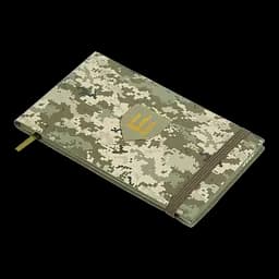 Щотижневик датований Buromax Military 2026 153 x 87 мм штучна шкіра світло-зелений (BM.2908-15) - мініатюра 2