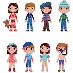 Навчальна магнітна гра Apli Kids Одяг (17557) - мініатюра 3
