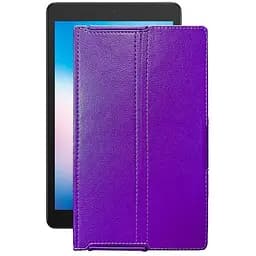 Чохол StatusCASE з екошкіри для планшету Alcatel 3T 8 2020 Фіолетовий