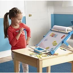 Мольберт настільний Melissa & Doug з магнітною дошкою дерев'яний (MD12790) - мініатюра 7