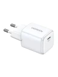 Зарядний пристрій адаптер живлення Ugreen CD318 Nexode 20 W USB-C PD GaN Fast Charger білий - мініатюра 2