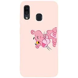 Чохол-накладка Toto Matt TPU 2 mm Print Case Samsung Galaxy A20/A30 #54 Pink Pantera Sand pink