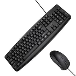 Клавиатура и мышь Zerodate LD802 (ENG) Черный