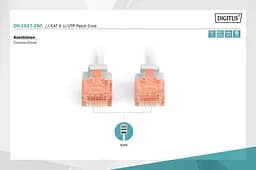 Патч-корд Assmann CAT6 U/UTP 25M DK-1617-250 Gray - мініатюра 3