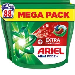Набір капсул для прання Ariel Все-в-1 Екстрасила виведення плям 88 шт.