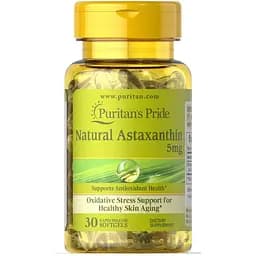 Астаксантин Puritan's Pride Natural Astaxanthin 5 мг 30 капсул