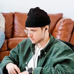 Навушники Hoco Crystal sound wire-controlled earphones with microphone M101 Pro чорні - мініатюра 4