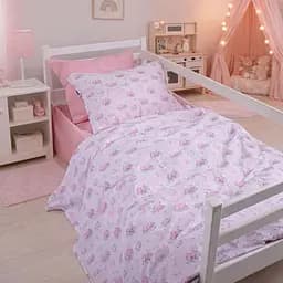 Комплект постельного белья MirSon бязь Kids Time Pink Moon 2x143x210 см (2200012569924)