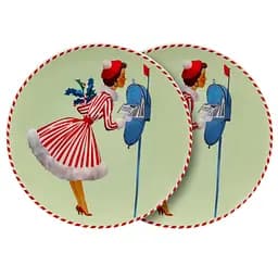 Набір з 2-х тарілок Lefard Miss Christmas 20.5 см (924-890)