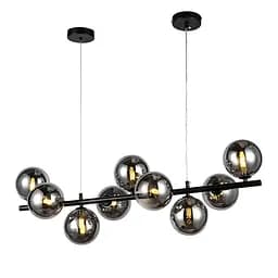 Люстра Levistella 7841018-9 BK+BK підвісний світильник з 9 скляними кулями в сучасному стилі - мініатюра 3