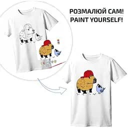 Набір футболка-розмальовка Rosa Talent Капібара бавовна 100% розмір XS  - мініатюра 4