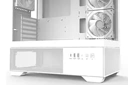 Корпус Zalman Chronix V2 Tempered Glass без БЖ White (CHRONIXV2WHITE) - мініатюра 5