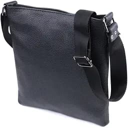 Тонка сумка для чоловіків через плече з натуральної шкіри SHVIGEL 23х24х1,5 см sum0027003