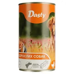 Вологий корм для собак Dasty з куркою 1240 г - мініатюра 3