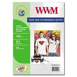Папір WWM A3 Termotransfers/White (TL140.A3.10)