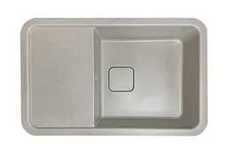 Кухонна мийка Adamant EXISTENCE avena 775x505x190 мм, з крилом 77,5 см - мініатюра 1