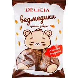 Пряники заварные Delicia Медвежата 320 г
