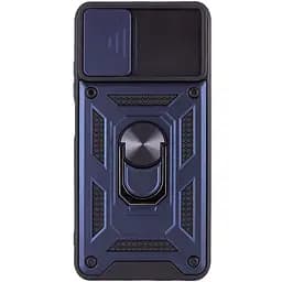 Ударостійкий чохол Camshield Serge Ring for Magnet для Xiaomi Redmi Note 10 / Note 10s / Poco M5s Синій, TPU+PC, Шторка на камеру - мініатюра 3