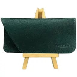 Кожаный чехол для очков BlankNote Краст Зеленый