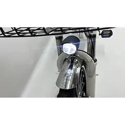 Електровелосипед Minako V4 PRO двомісний 500W/60V/18Ah із заднім амортизатором сірий - мініатюра 7