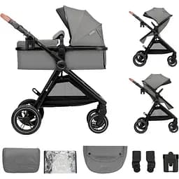 Универсальная коляска 2 в 1 Kinderkraft Esme Grey (KSESME00GRY2000)