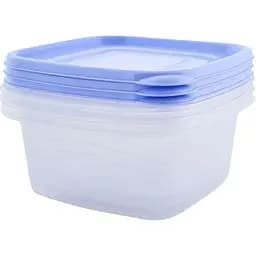 Набір контейнерів для харчових продуктів Stenson Омега 1 л 3 шт. бузковий (25572)