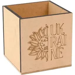 Стакан Rosa Talent Ukraine МДФ 10х10х10 см