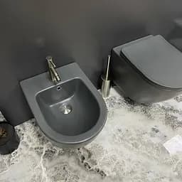 Підвісне біде VBI Vulcano grey matt VBI-020411, Сірий - мініатюра 5