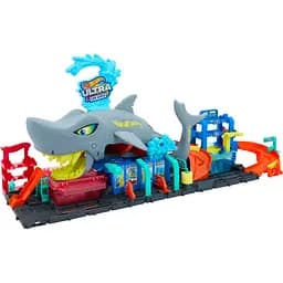 Уценка. Игровой набор Hot Wheels Автомойка Суперакула (HTN82)