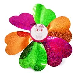 Вітрячок дитячий з кріпленням на кермо самоката / велосипеда рожевий (G00010451)