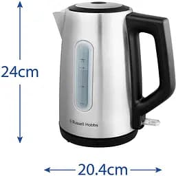 Електрочайник Russell Hobbs Heaton 1.7 л сріблясто-чорний (27380-70) - мініатюра 4