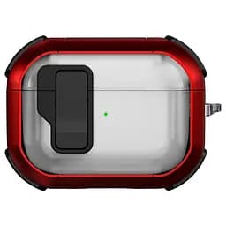 Футляр протиударний Locking Button для навушників Airpods Pro 2 / Pro Red