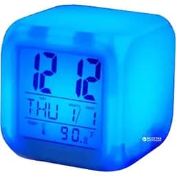 Годинник будильник хамелеон із термометром MoodiCare