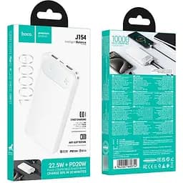 Зовнішній акумулятор Hoco J154 Victorious 10000mAh 22.5W White [161345] - мініатюра 3