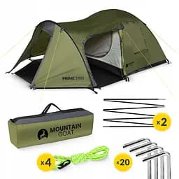Намет туристичний Mountain Goat Prime Trio 3-місний Olive (P-5905973406574) - мініатюра 5