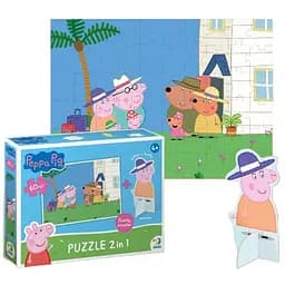 Пазл DoDo Peppa Pig На отдыхе, с фигуркой, 60 элементов (200121)
