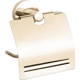 Тримач туалетного паперу з кришкою VBI Venus brushed gold VBI-040013BG Золотий