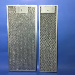 Алюмінієві ґрати ( 2шт. ) для кухонної витяжки Ventolux GARDA 60 (750) SMD, розмір 205*475 мм + 130*475 мм - мініатюра 4