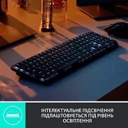 Клавіатура Logitech MX Mechanical Wireless Illuminated Performance Graphite (920-010757) - мініатюра 4