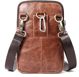 Чоловіча шкіряна сумка Vintage 13х21х4,5 см sum0012381 - мініатюра 6