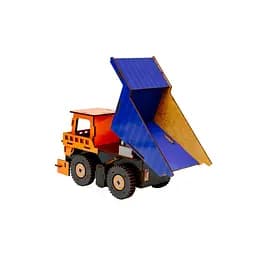 Дерев'яний 3D конструктор Самоскид PuzzleOk Puz-00920 96 деталей - мініатюра 2