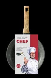 Сковорода Bravo Chef з кришкою 24 см (7133038) - мініатюра 4