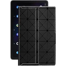 Чехол StatusCASE из экокожи для планшета TCL 10 TABMAX LTE Черный ромб