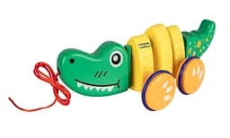 Іграшка-каталка Baby Team Крокодил зелений (8664) - мініатюра 2