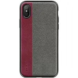 Чохол-накладка Rock TPU+PU Origin Pro Series Case Apple iPhone X Red