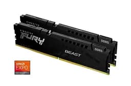 Оперативна пам'ять Kingston FURY 64 GB (2x32GB) DDR5 5600 MHz Beast Black EXPO (KF556C36BBEK2-64)