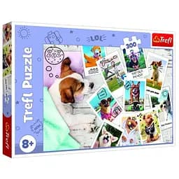 Пазл Trefl Літні картинки Собачки колаж 300 ел. (23003)